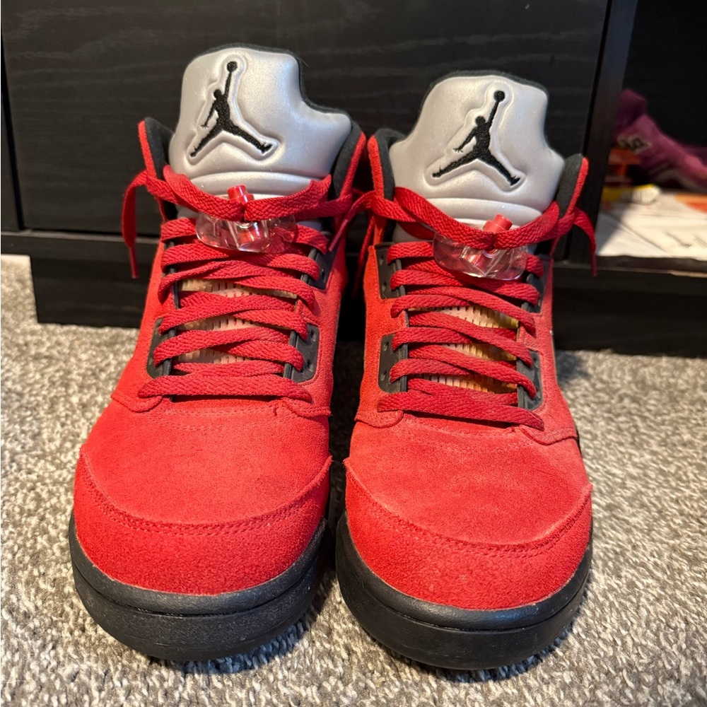 Air Jordan 5 Retro red and black - Picture 2 of 9